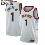 Maillot NBA Denver Nuggets Michael Porter JR 1 Nike 2022-23 City Edition Gris Swingman - Enfant